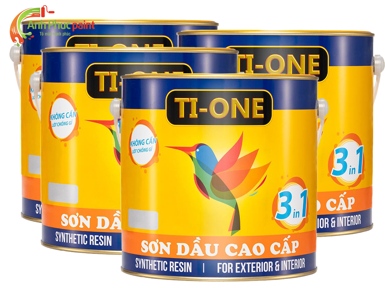 Đại lý Sơn Dầu Chống Rỉ Ti-One Bình Dương