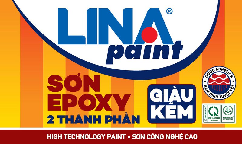 #3 Sơn Epoxy trên kẽm 2TP LINA Bình Dương