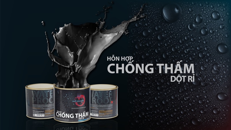 Thân thiện với môi trường: Không chứa hóa chất độc hại, an toàn khi sử dụng.#1 Hỗn Hợp Chống Thấm – Dột – Rỉ Sơn Rồng Đỏ Bình Dương
