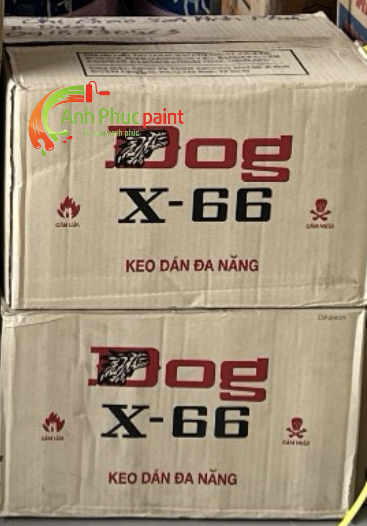 Keo dog X66 giá sỉ⭐️Bình Dương⭐️ | DOG X-66 là một loại chất kết dính đa mục đích. Nó có độ nhớt và đàn hồi cao, phù hợp với vật liệu xốp và nhẹ. 