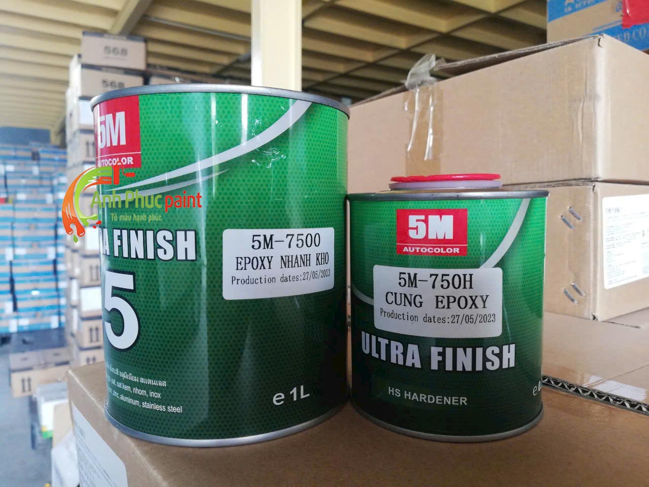 Chứng nhận là đại lý ủy quyền của Sơn 5M - 7500 Epoxy Ultra Finish nhanh khô Bình Dương #1