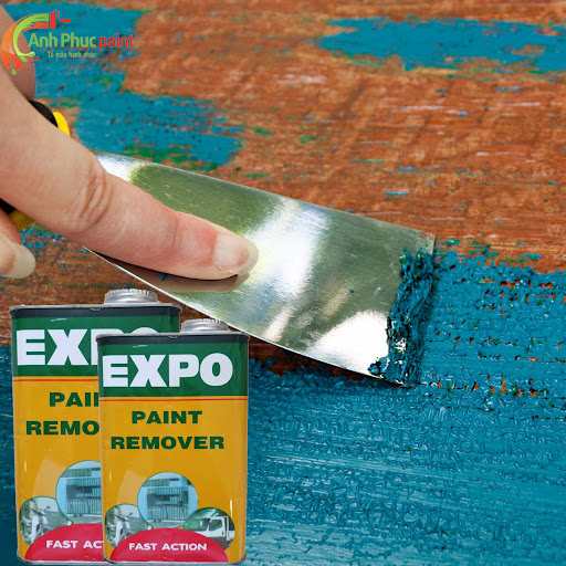 Có thể sử dụng trên các loại sơn dầu, sơn epoxy, sơn tĩnh điện và sơn nước. #1 Sơn tẩy công nghiệp Expo paint remover fast action - Bình Dương