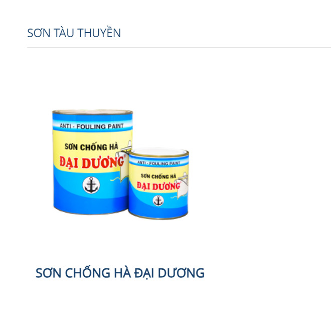 Bán Sơn chống hà Đại Dương (#Bình Dương) - Sơn chống hà Đại Dương là loại sơn chuyên dụng cho các lườn tàu, ghe, các phương tiện đường sông, dưới mớn nước.