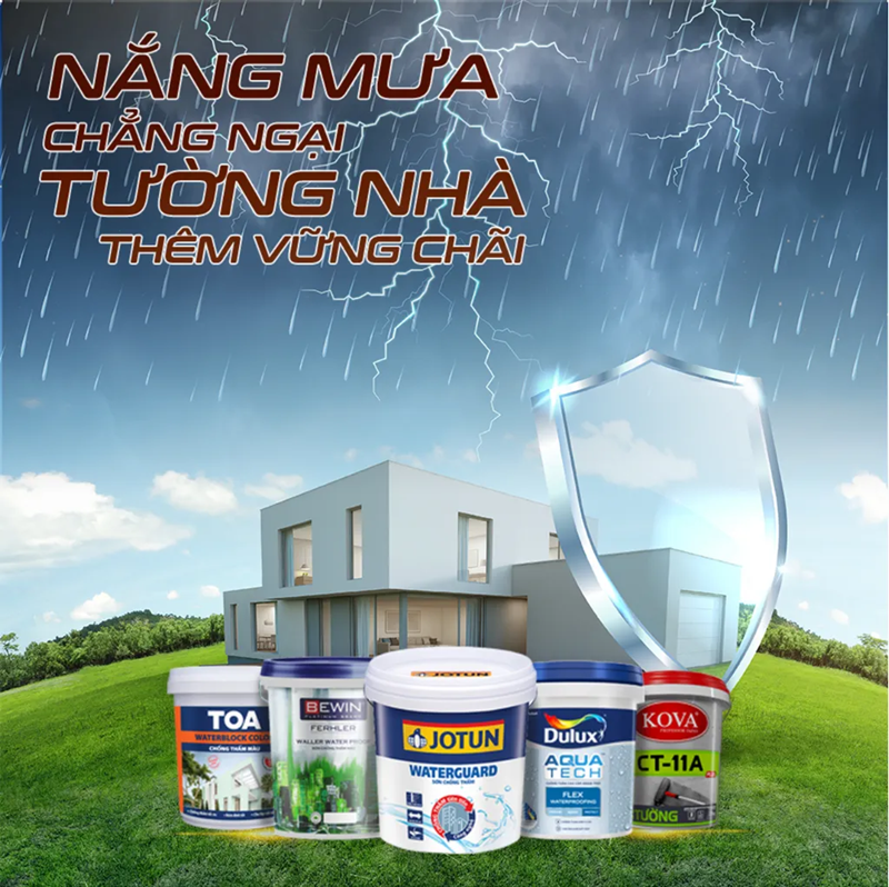 Vì Sao Nên Chọn Sơn Chống Thấm Cho Ngôi Nhà Của Bạn? #1 Sơn Chống Thấm Bình Dương Giá Rẻ