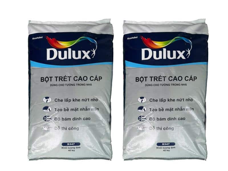 ✔ Bột trét cao cấp: Độ trắng sáng cao, bề mặt nhẵn mịn, bền đẹp theo thời gian. #1 Đại lý bán bột trét tường Tại Bình Dương