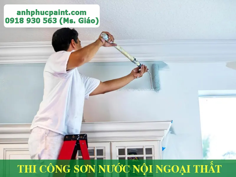 Khảo sát – tư vấn – chọn màu – thi công – bàn giao, chúng tôi đảm bảo mang đến sự hài lòng tuyệt đối cho khách hàng. #1 Thi công sơn nước giá rẻ tại Bình Dương