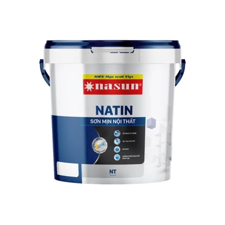 Sơn mịn nội thất Nasun Natin NT - Bề mặt mờ, láng mịn #1 Sơn mịn nội thất Nasun Natin Bình Dương