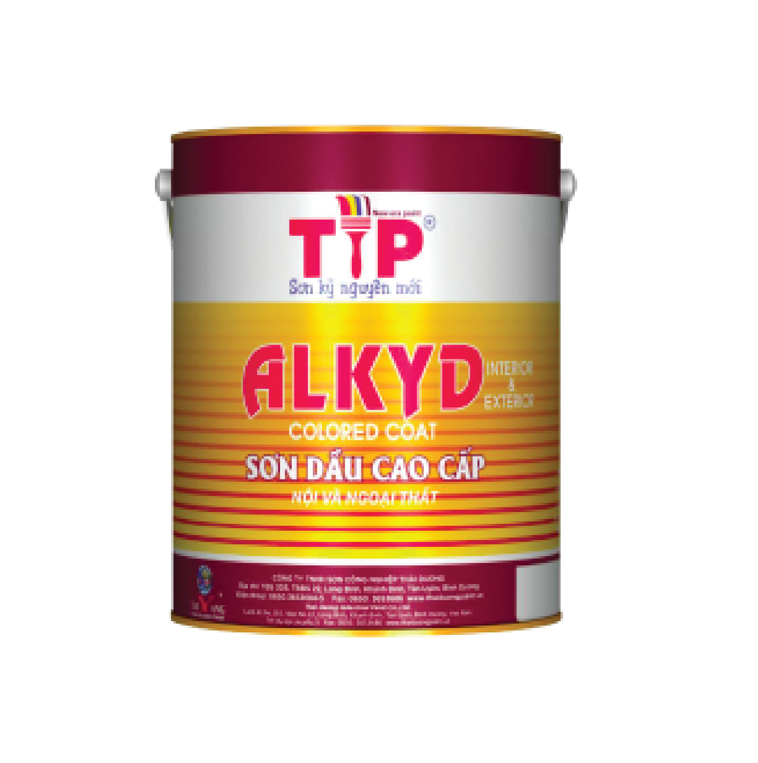 60 phút, Sơn lớp kế tiếp sau 6 giờ, đảm bảo tính chất kỹ thuật khô lớp sơn phủ sau 3 ngày. #1 Phân phối Sơn Dầu Cao Cấp TIP ALKYD Bình Dương