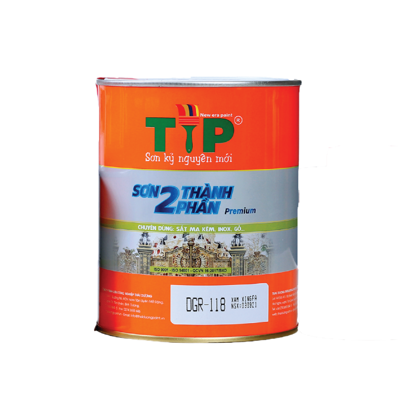 Không cần sơn lót #1 Sơn sắt mạ kẽm 2 Thành Phần TIP Bình Dương