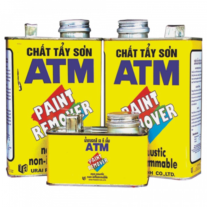 An toàn và hiệu quả khi sử dụng trên các bề mặt nhựa cứng mà không gây hư hại.#1 Phân phối chất tẩy sơn ATM tại Bình Dương