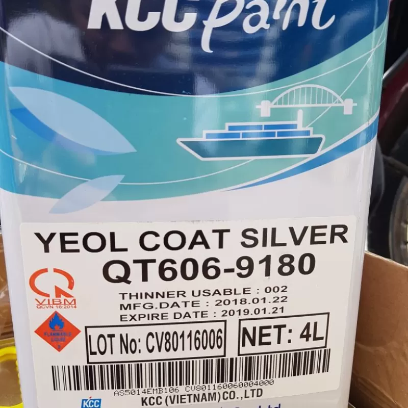 Sơn được ứng dụng trong môi trường thường xuyên có sự thay đổi nhiệt độ đột ngột lên tới 600 độ C | Sơn Chịu Nhiệt 600 Độ KCC QT606-9180 Bình Dương #1