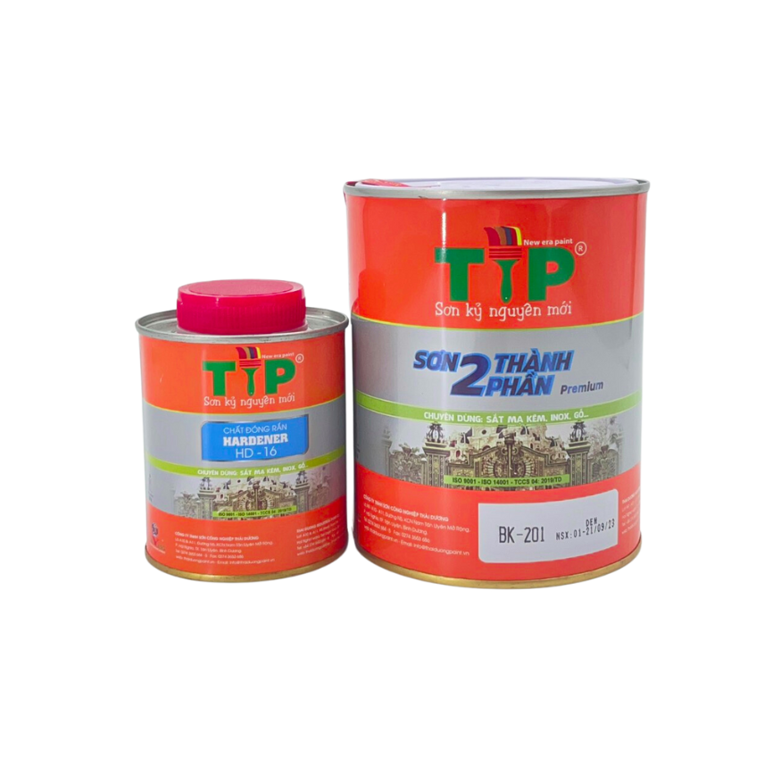 #1 Sơn sắt mạ kẽm 2 Thành Phần TIP Bình Dương - Sơn sắt mạ kẽm 2 thành phần TIP (TIP 2K) là sản phẩm sơn kim loại cao cấp gốc nhựa Arcrylic.