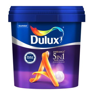 #1 Phân phối sơn bóng mờ nội thất Dulux Ambiance 5 in1 Bình Dương - Sơn nội thất siêu cao cấp DULUX AMBIANCE 5IN1 DIAMOND GLOW