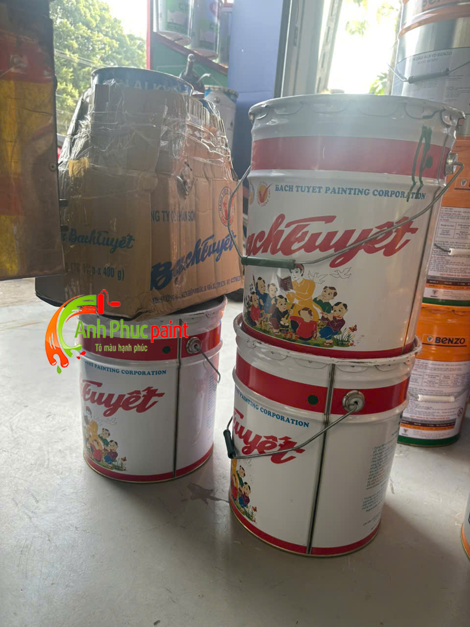 Sản phẩm sơn dầu Alkyd trắng mờ Bạch Tuyết hiện đang được phân phối tại Sơn Anh Phúc - đại lý uy tín tại Bình Dương. Sơn dầu Alkyd trắng mờ Bạch Tuyết Bình Dương #1