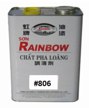 💯 Cam kết hàng chính hãng 100%, giá sỉ hấp dẫn, hỗ trợ tư vấn kỹ thuật tận tình. #1 Chất pha loãng sơn giao thông Rainbow 806 Bình Dương