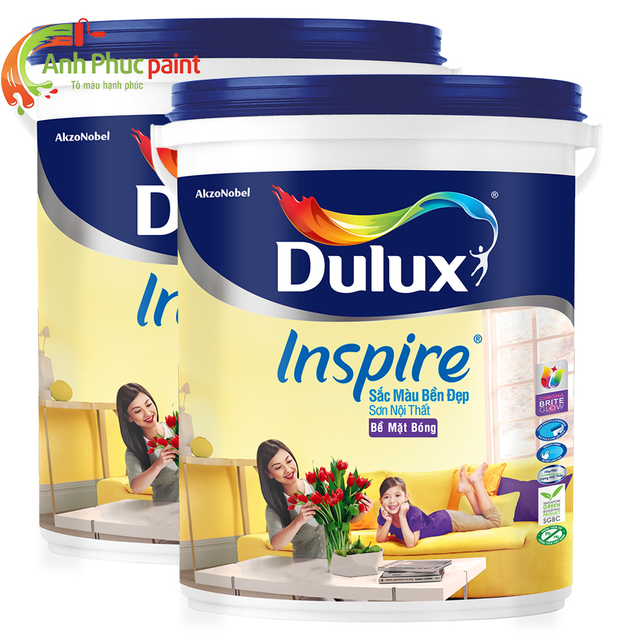 Đại lý Sơn nội thất Dulux Inspire 18L giá rẻ tại Bình Dương