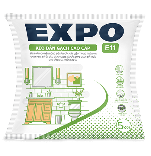👉 Chuyên cung cấp sỉ và lẻ keo dán gạch EXPO E11 cho các công trình dân dụng và công nghiệp. #1 Đại lý Keo dán gạch EXPO E11 Bình Dương