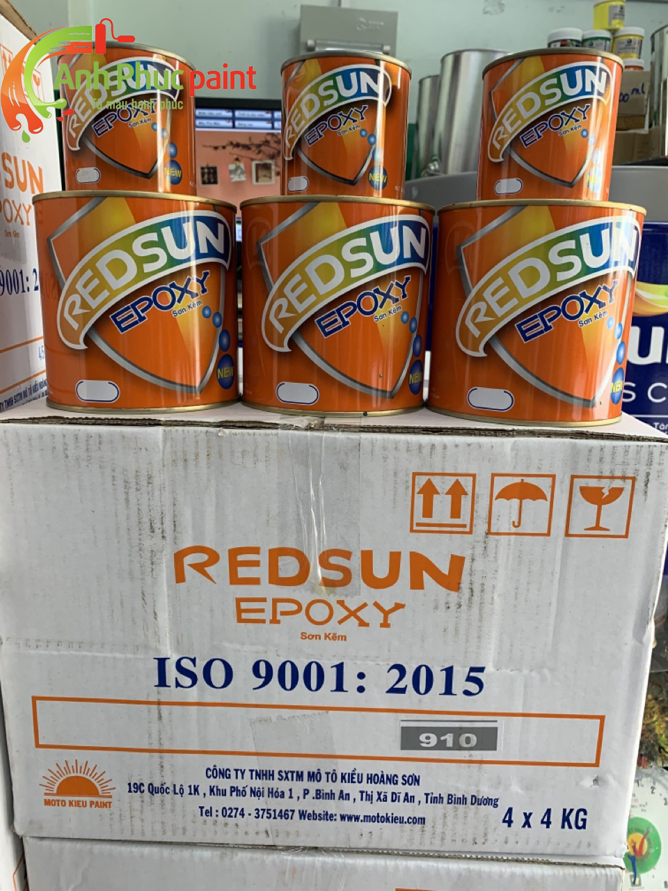 Đại lý sơn epoxy Redsun Bình Dương - giá sơn mới nhất 2024 | Mua sơn Epoxy Redsun Giá Rẻ Bình Dương 0918 930 563 Ms Giáo