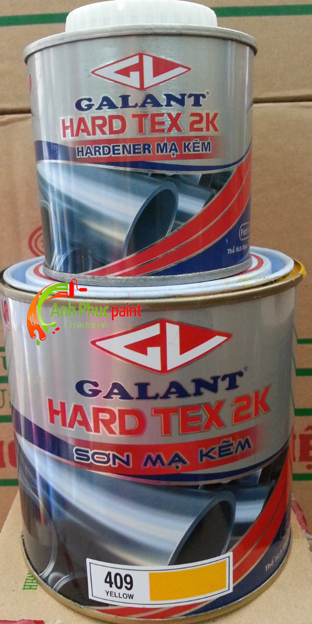 Bạn đang tìm kiếm loại sơn có độ bám dính vượt trội trên bề mặt kim loại? #1 Đại lý Sơn mạ kẽm Galant Hard Tex 2k Bình Dương