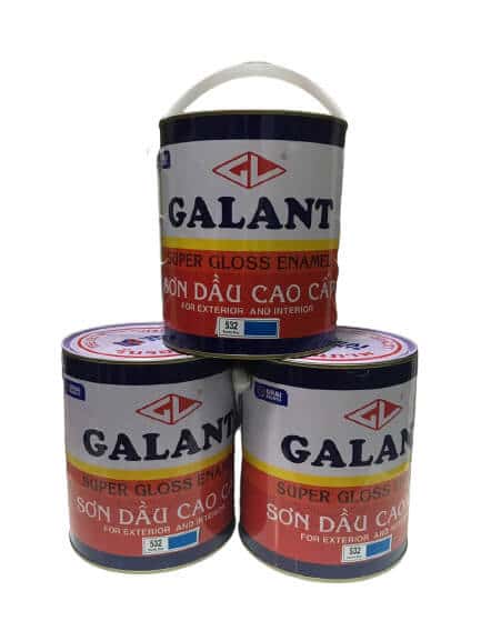 Đặc Điểm Sơn dầu Galant | Sơn dầu Galant màu thường  17.5L - sơn gốc Alkyd