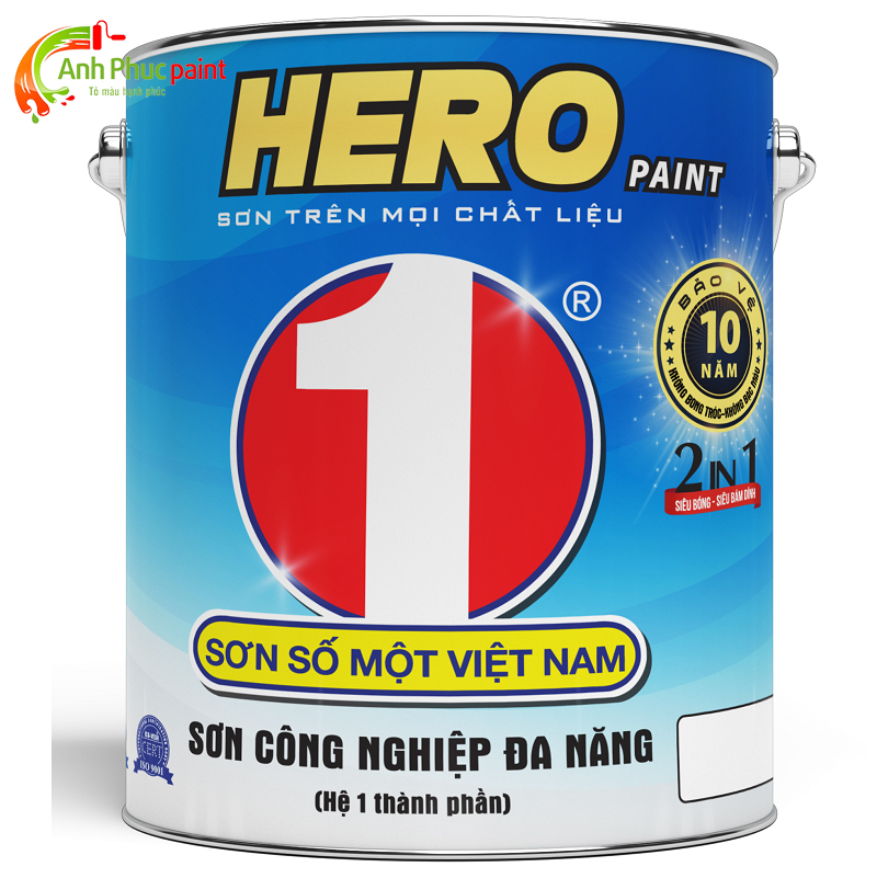 Sơn Công Nghiệp Đa Năng Hero tại Bình Dương