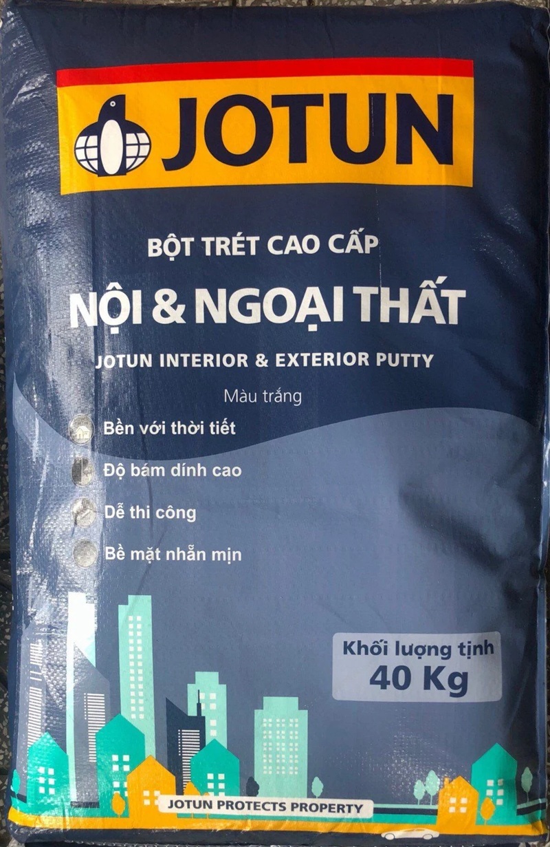 ✅ Giá tốt nhất thị trường – Chiết khấu hấp dẫn cho công trình lớn. @@ Bột Trét Jotun Ngoại Thất Bình Dương