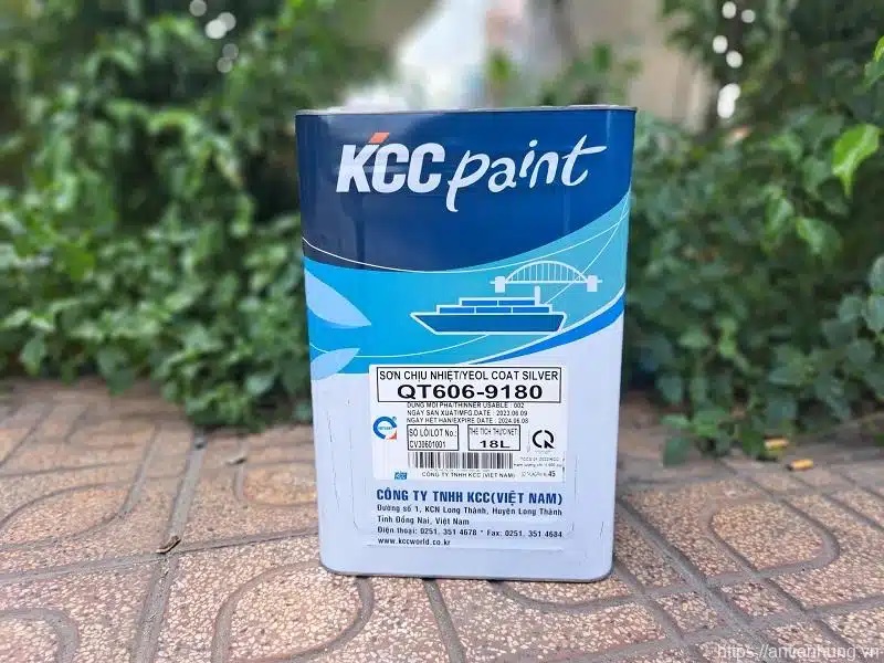 Sơn Anh Phúc – Đơn Vị Phân Phối Sơn Chịu Nhiệt Uy Tín | Sơn Chịu Nhiệt 200°C - 600°C Yeolcoat QT606 Bình Dương #1