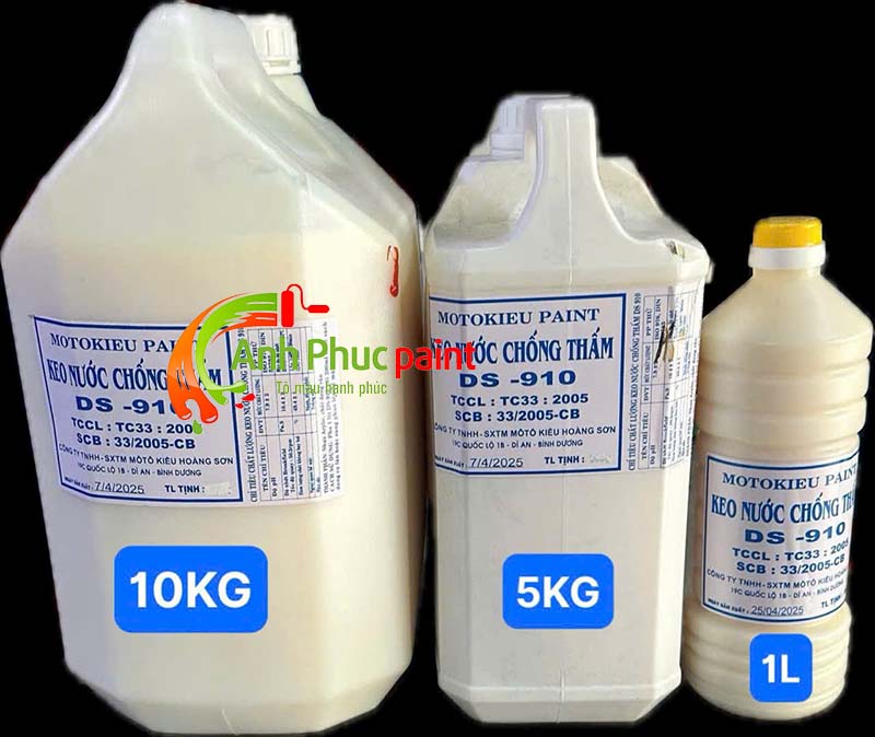 Keo Nước Chống Thấm Moto Kiều DS910 Bình Dương – Giải Pháp Toàn Diện Cho Công Trình Bền Vững