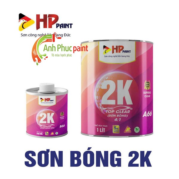 Cam Kết: Sản phẩm chính hãng, chất lượng cao, giao hàng nhanh chóng!Sơn Bóng Cao Cấp 2K HP Bình Dương A66 #1