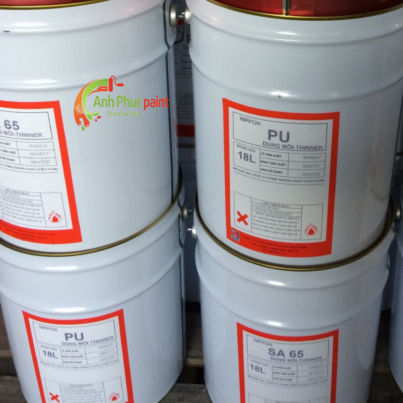 ✅ Hòa tan sơn epoxy hiệu quả, giúp sơn đạt độ mịn, không bị vón cục. #1 Dung môi epoxy Nippon SA65 5l Bình Dương