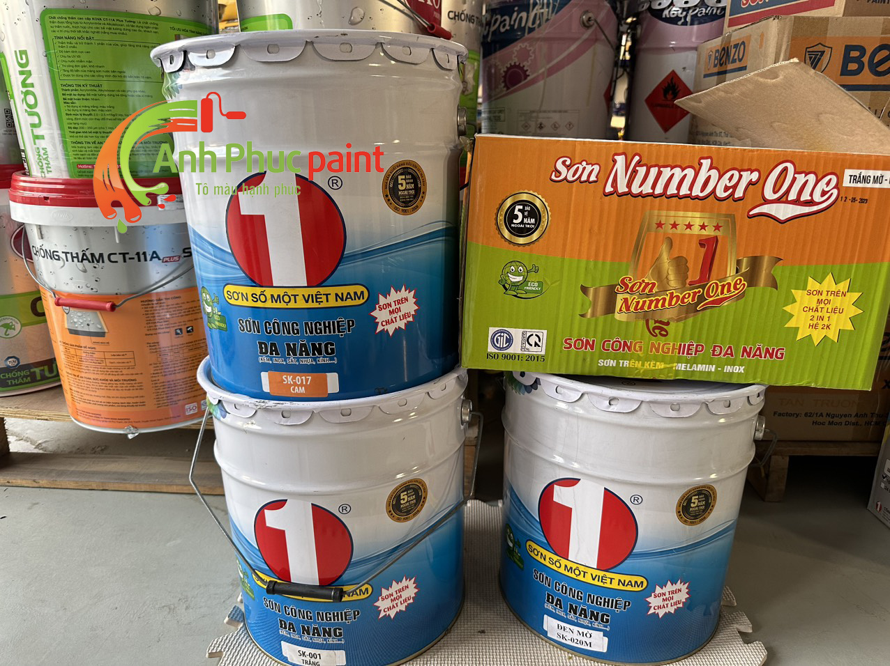 Sau khi pha, sử dụng sơn trong vòng 4-6 giờ, không được để lâu - #1 Sơn công nghiệp đa năng Sơn Số 1 1️⃣VN【Bình Dương】
