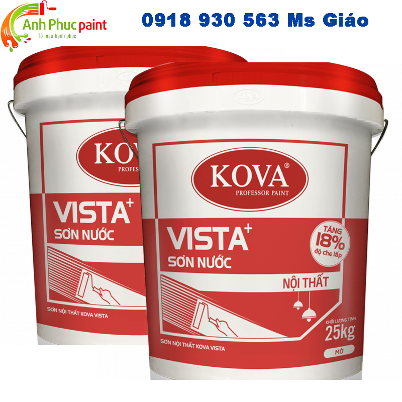 Sơn nội thất KOVA VISTA+ Bình Dương