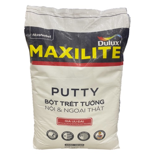 Bột trét tường nội ngoại thất MAXILITE TỪ DULUX- A502 | #1 Bột trét tường nội ngoại thất Maxilite - giá tốt nhất Bình Dương