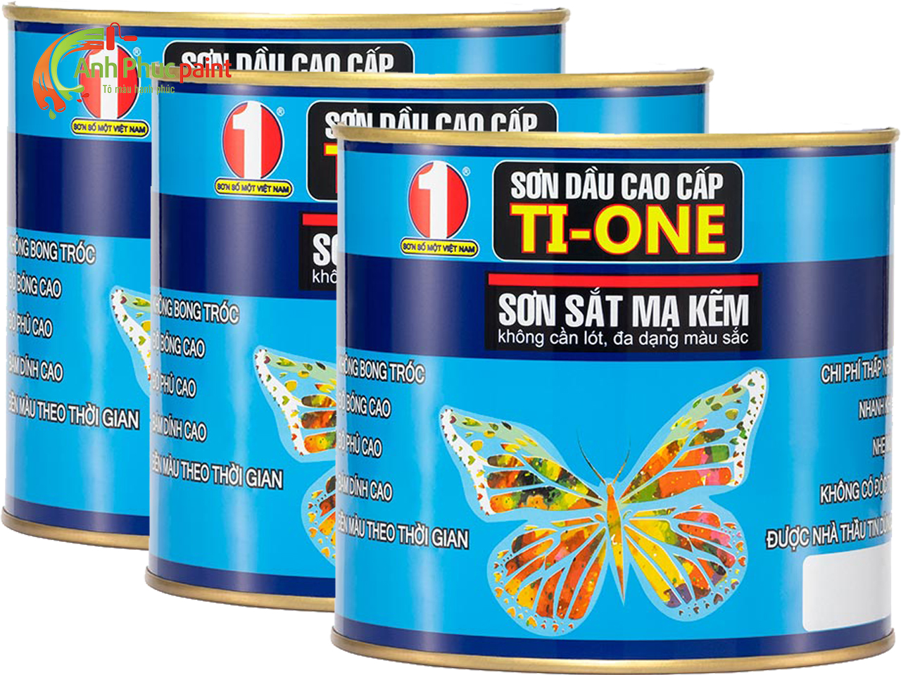 Đại lý Sơn Sắt Mạ Kẽm Ti-One Bình Dương