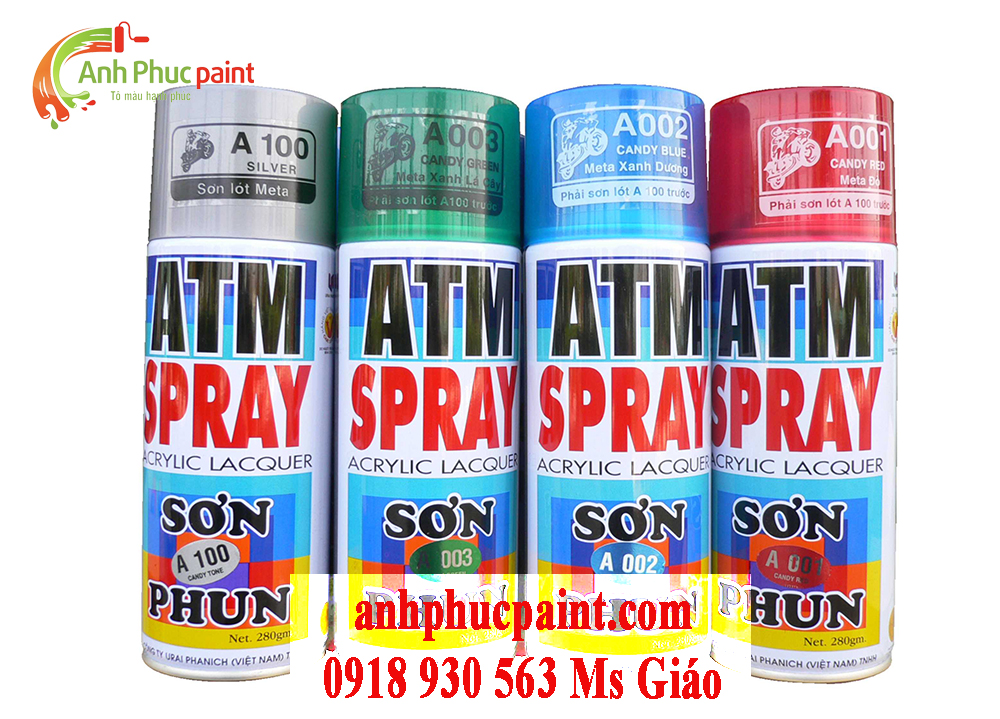 Sơn xịt phun ATM Spray Bình Dương