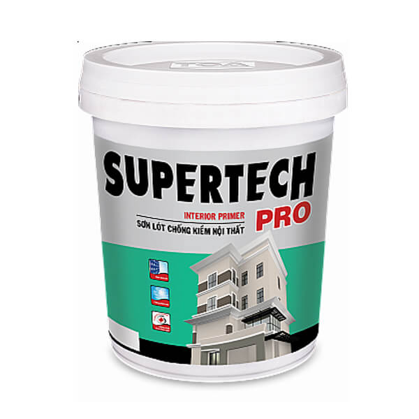 Đại lý Sơn nước nội thất siêu trắng TOA Supertech Pro giá sỉ | Sơn nước nội thất siêu trắng TOA Supertech Pro được làm từ nhựa nhũ tương Polyvinyl Acetate-ethylen