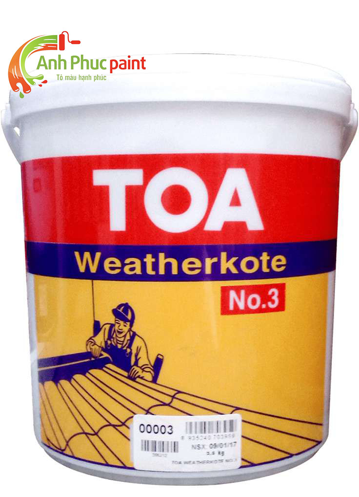 Đại lý Chất chống thấm Toa Weatherkote No.3 giá sỉ ở Bình Dương
