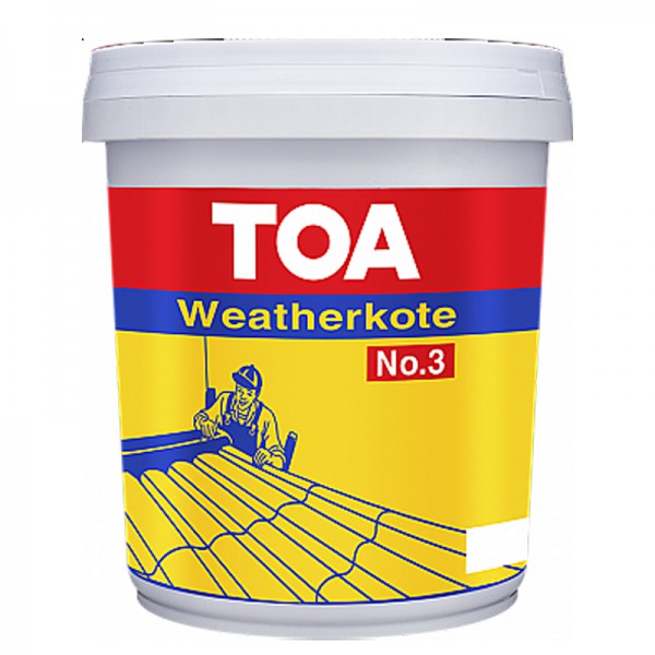 Mua Sơn chống thấm TOA Weatherkote No.3 giá tốt nhất Bình Dương  Chờ lớp thứ nhất khô trước khi quét lớp thứ hai. Sau đó để khô hoàn toàn. 0918 930 563 Ms Giáo