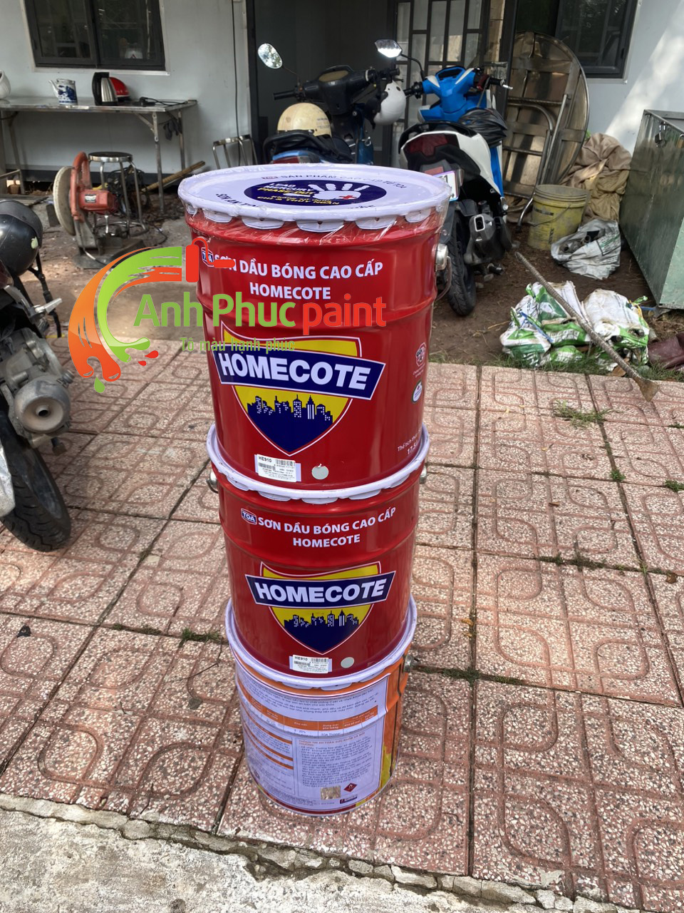Sơn dầu bóng Homecote Bình Dương | Sơn dầu Toa hiệu Homecote là loại sơn Alkyd chất lượng cao, không sử dụng chì và thủy ngân.