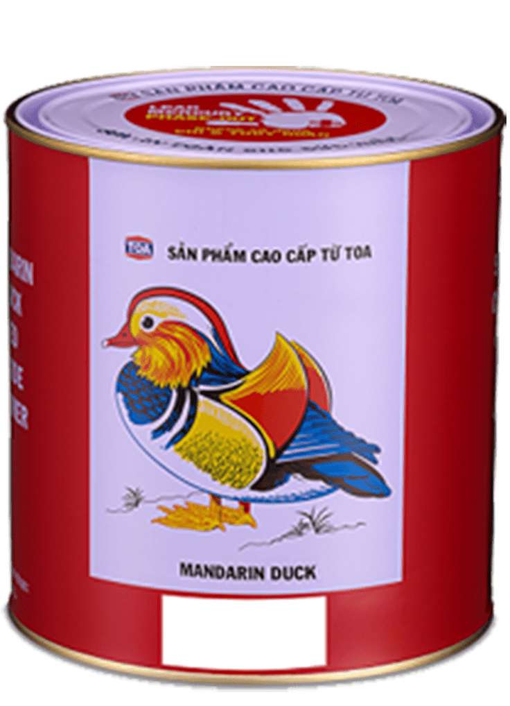 Sơn lót chống rỉ Toa hiệu Con Vịt đỏ-xám Bình Dương | Sơn lót chống rỉ Toa hiệu Con Vịt đỏ xám được cấu tạo từ bột màu chống rỉ và nhựa Alkyd.