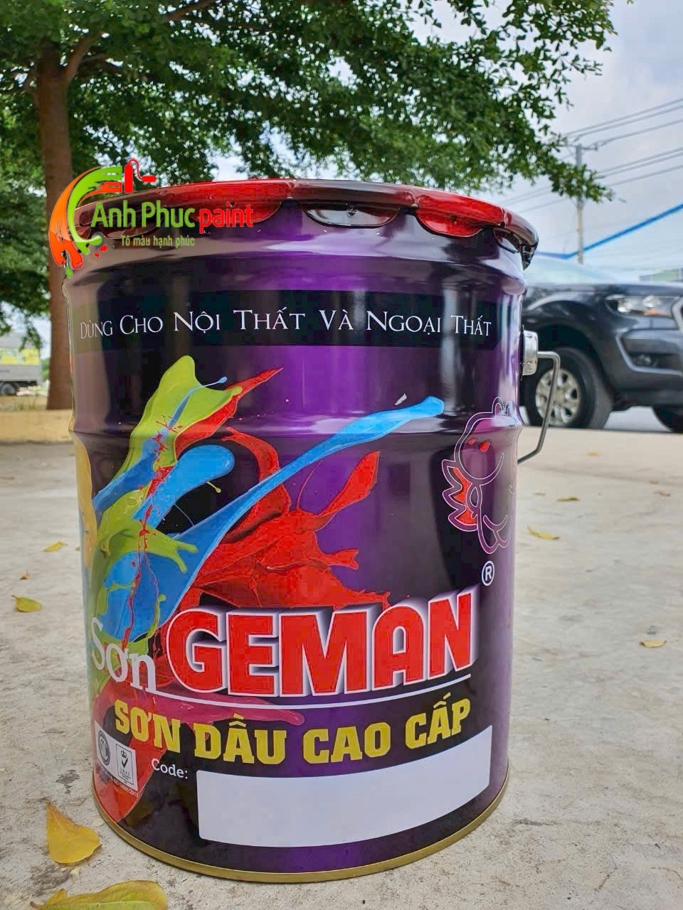 Sơn Dầu Bóng Cao Cấp Geman Bình Dương #1 - Sơn dầu cao cấp Geman là lựa chọn kinh tế và chất lượng cho các bề mặt kim loại và gỗ.