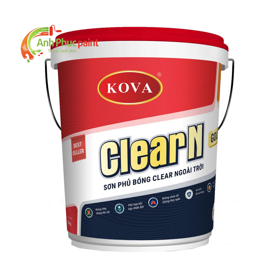 Mua Sơn phủ bóng Kova Clear N-GOLD tại Bình Dương