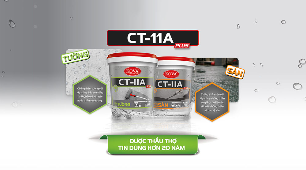 Sơn chống thấm Kova CT11A  Bình Dương