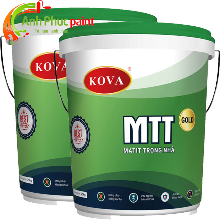 #Đại lý matit trong nhà Kova MTT-GOLD giá sỉ ở Bình Dương