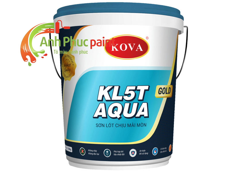 Sơn lót chịu mài mòn Kova KL5T Aqua-GOLD Bình Dương | 0918 930 563 Ms Giáo