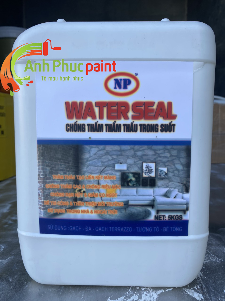 Đại lý sơn chống thấm NP Waterseal Bình Dương 0918 930 563 Ms Giáo