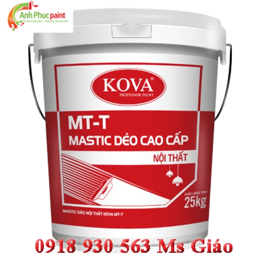 MASTIC DẺO NỘI THẤT KOVA 25KG 