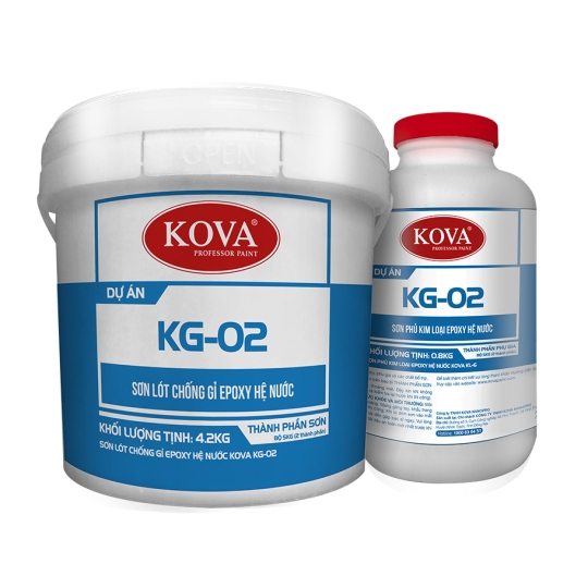 Sơn Epoxy Kova Lót chống rỉ hệ nước 