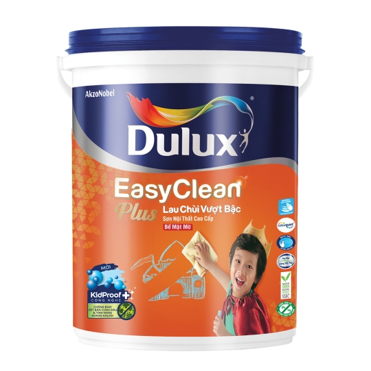 DULUX EASYCLEAN PLUS LAU CHÙI VƯỢT TRỘI BỀ MẶT MỜ