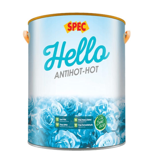 SPEC HELLO ANTIHOT-HOT SƠN NƯỚC CHỐNG NẮNG NGOẠI THẤT